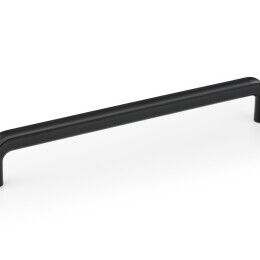 Greep Lipp 12mm  Mat zwart leverbaar in 2 lengte maten