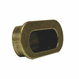 Infreeskom ovaal 64X82mm H-36mm antiek brons