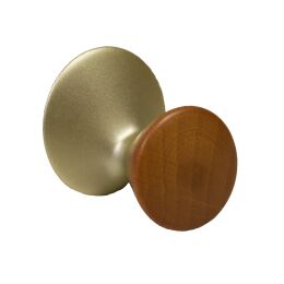 Jovi knop 33mm gestoomd beuken nikkel