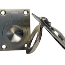 Luikring RVS-look met schroefgaten