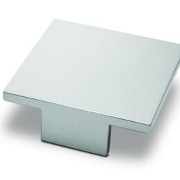 Magna knop 64x75x75mm inox look