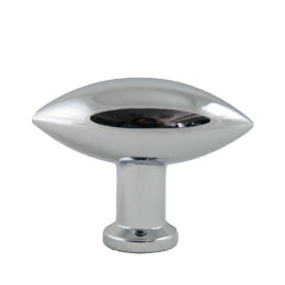 Naarden knop hoogglans chroom