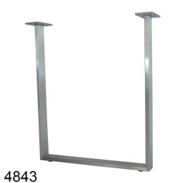 Tafelonderstel 600x700mm RVS geborsteld