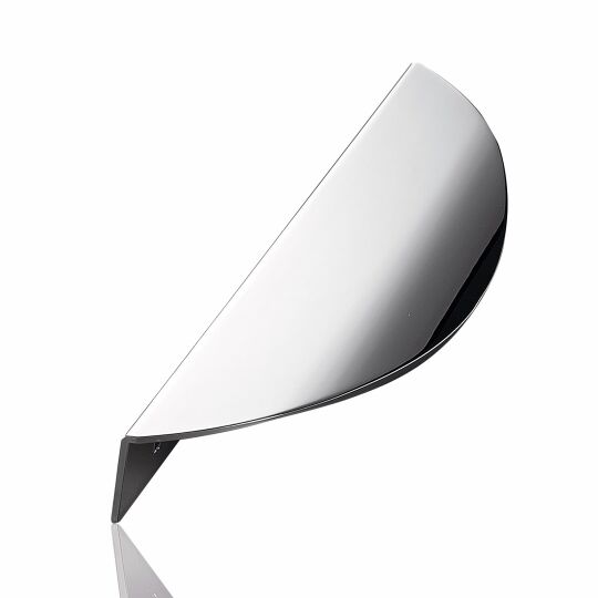 Edge greep glimmend chroom