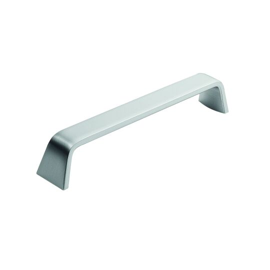 Greep alu 27mm RVS look leverbaar in de boorafstanden 160 en 320mm