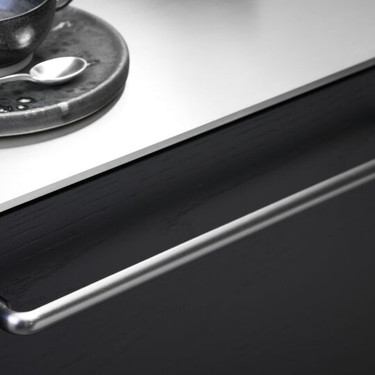 Greep Carve Gun Metal 160mm en 320mm