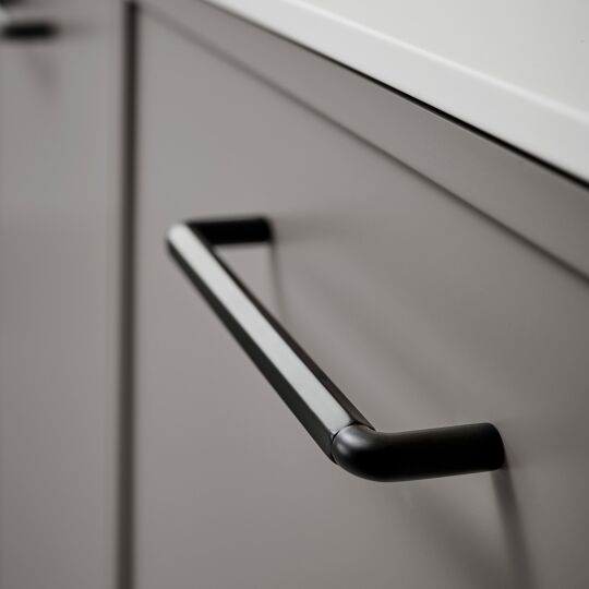 Greep Hexa 11x160x169mm Mat zwart