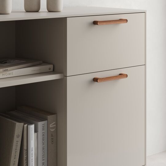 Greep Luv Wood 18x160x183mm Walnoot