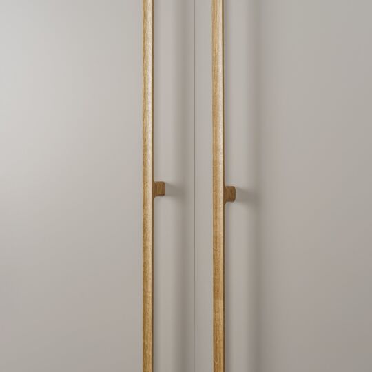 Greep LUV Wood 28mm Zwart M6