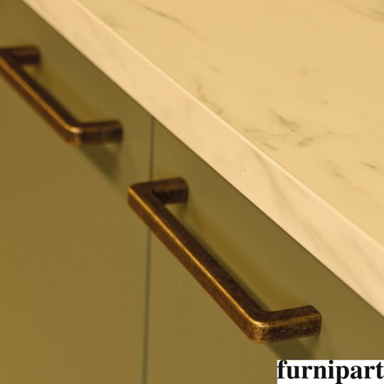 Greep Mango 12mm mat zwart  Leverbaar in 3 lengte maten