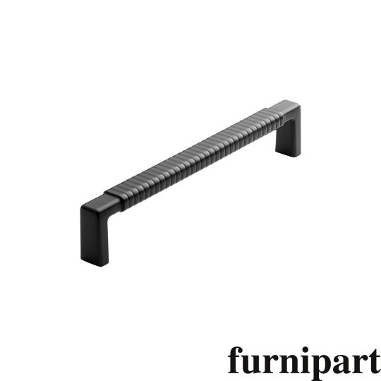 Greep Rotan 14x160x168mm Mat zwart