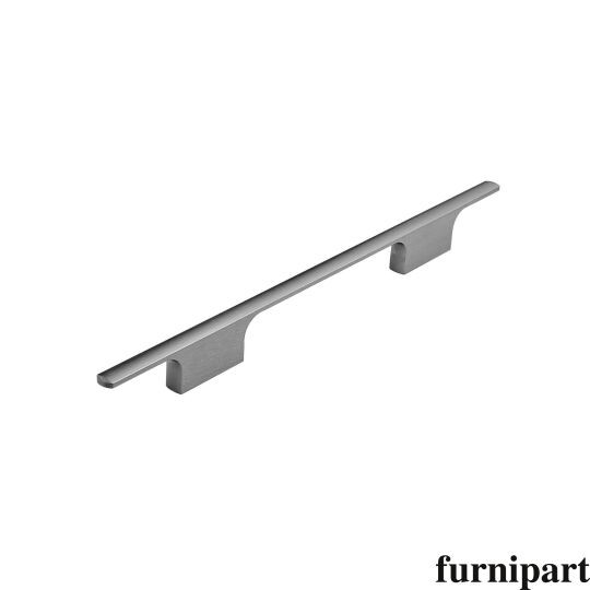 Greep Tau 10x160x286mm Antraciet geborsteld