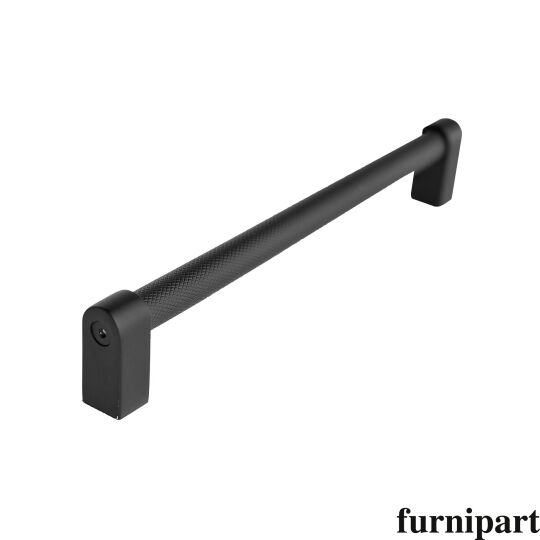 Industriële greep 13x192x206mm Mat zwart