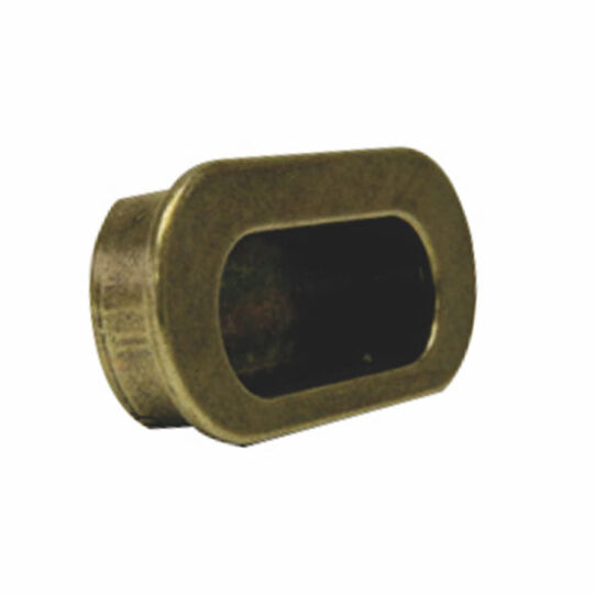 Infreeskom ovaal 64X82mm H-36mm antiek brons