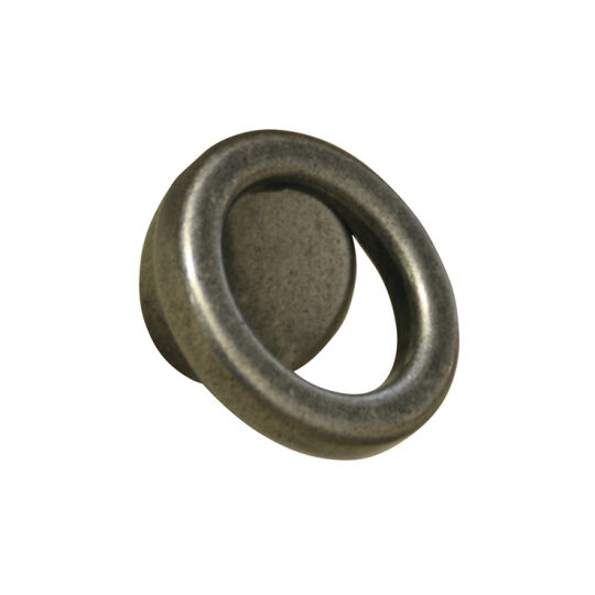 Knop ring Ø 60mm boorafstand 32mm zink oxyde