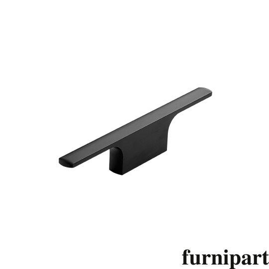 Knop Tau 32x126mm Mat zwart geborsteld