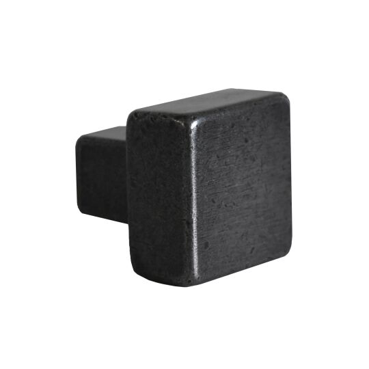 Knop Telfort 30mm zwart ijzer