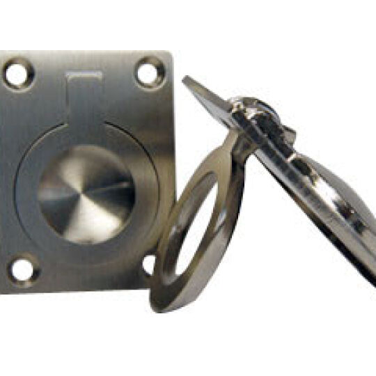 Luikring RVS-look met schroefgaten