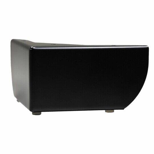 Meubelpoot 80mm aluminium zwart