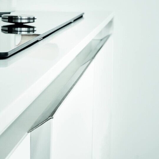 Profiel 45 graden H 14,5mm  W 20,5mm RVS look