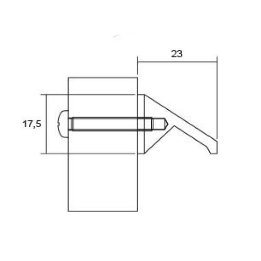 Profiel greep Cutt RVS look 200mm, 400mm, 600mm, 1000mm