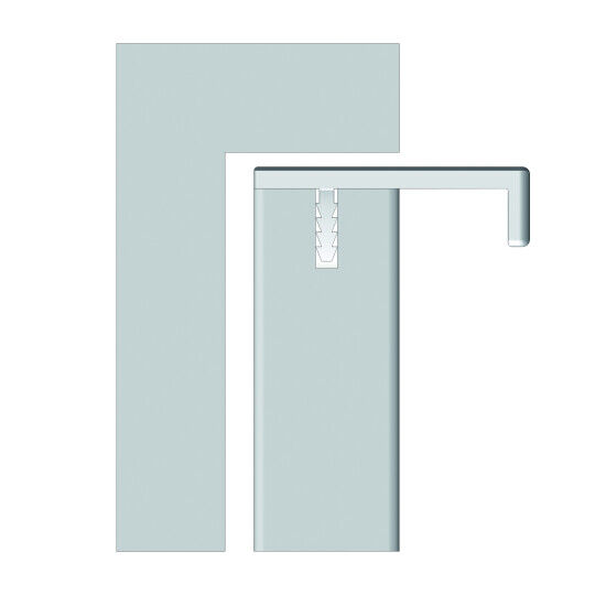 Profiel hout 40mm Onbehandeld eiken  leverbaar in 2 lengte maten