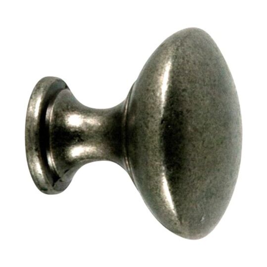 Ronde knop 30mm H-27mm antiek ijzer