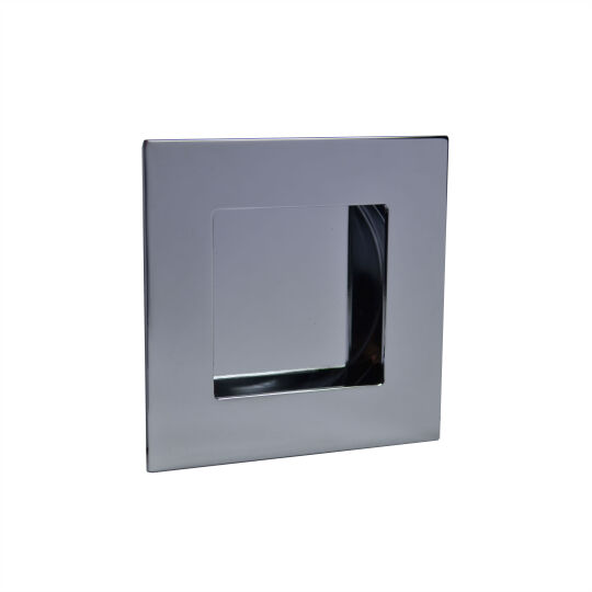Vierkante infreesgreep 70x70X10mm gl.chroom
