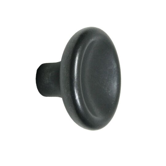 Vulcan knop Ø 50mm oud zwart