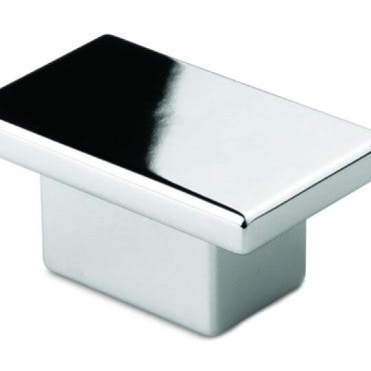 Zaanstad knop glimmend chroom